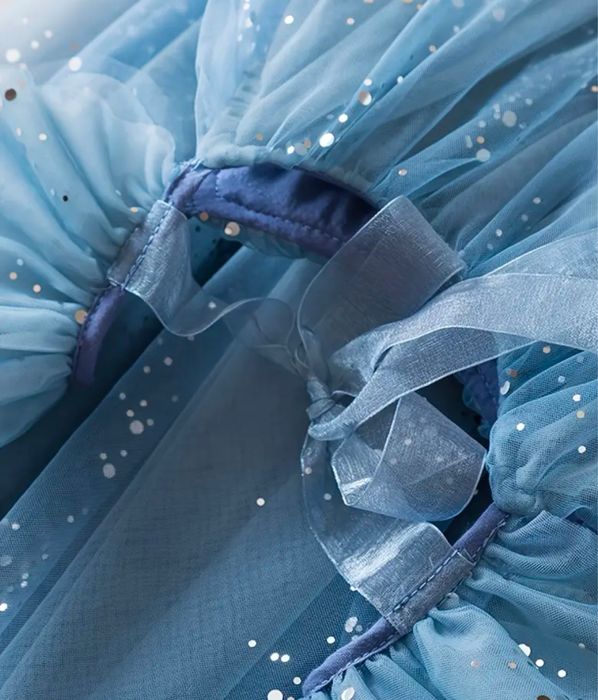 Детска синя рокля