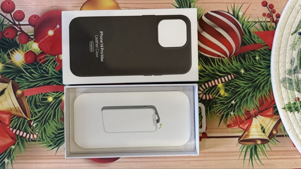 14 pro MAX оригинален кожен кейс