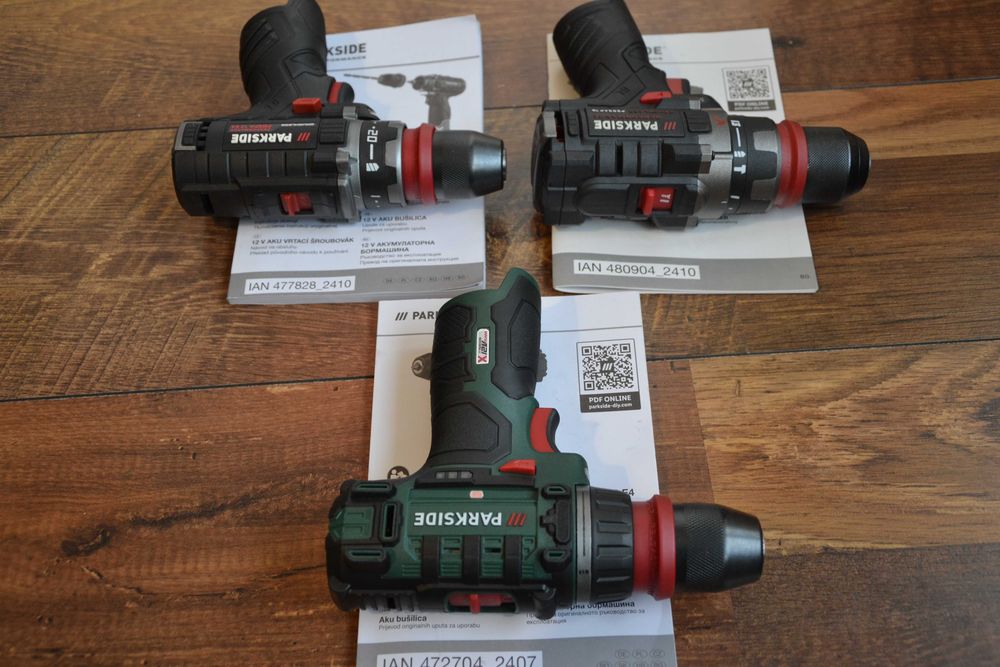 Нови винтоверти Parkside 12V