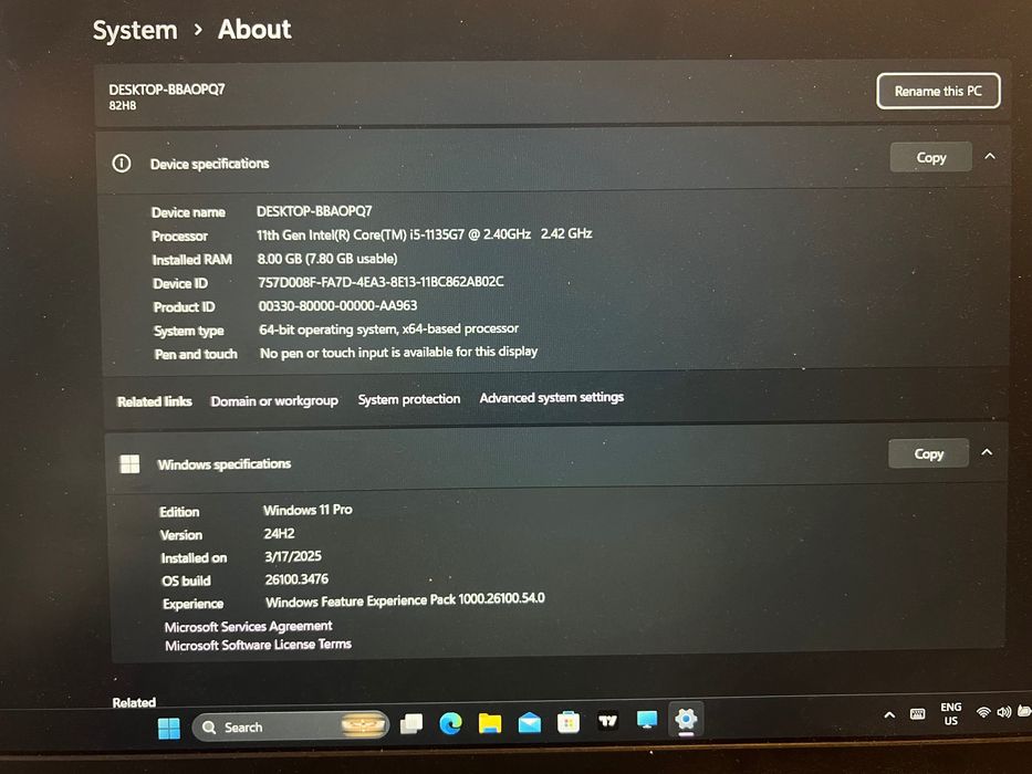 Лаптоп Lenovo Ideapad 3 15ITL6