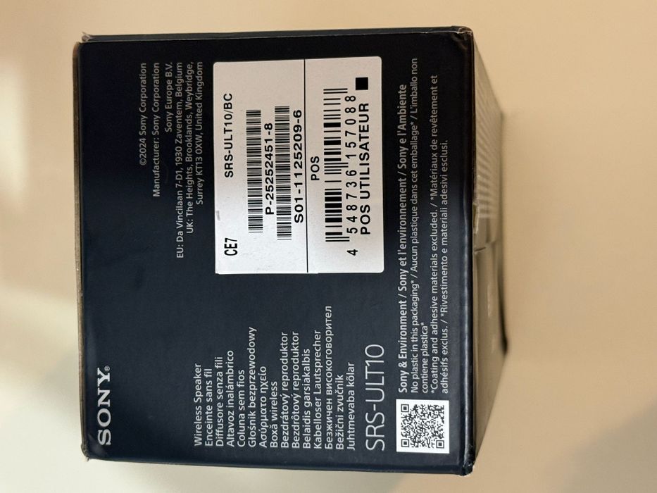 Sony ULT FIELD 1 , model  SRS-ULT 10