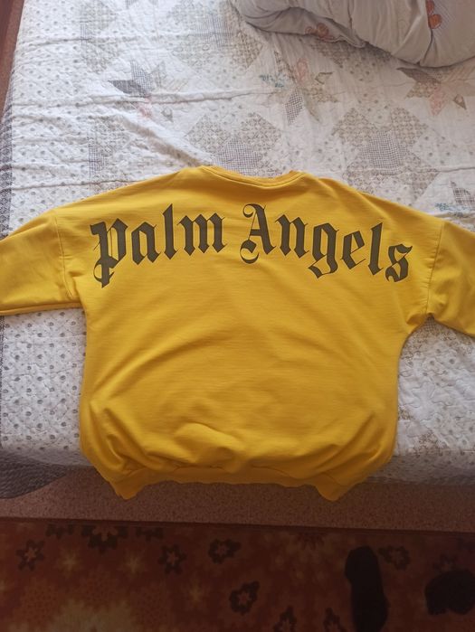 Свитшот с брендом palm angels
