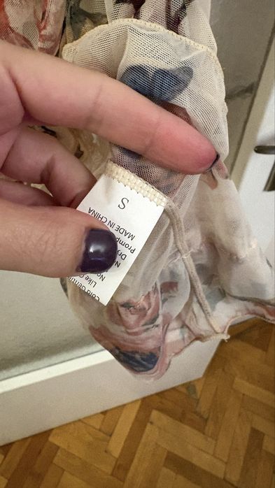 Нощница/рокля с рози