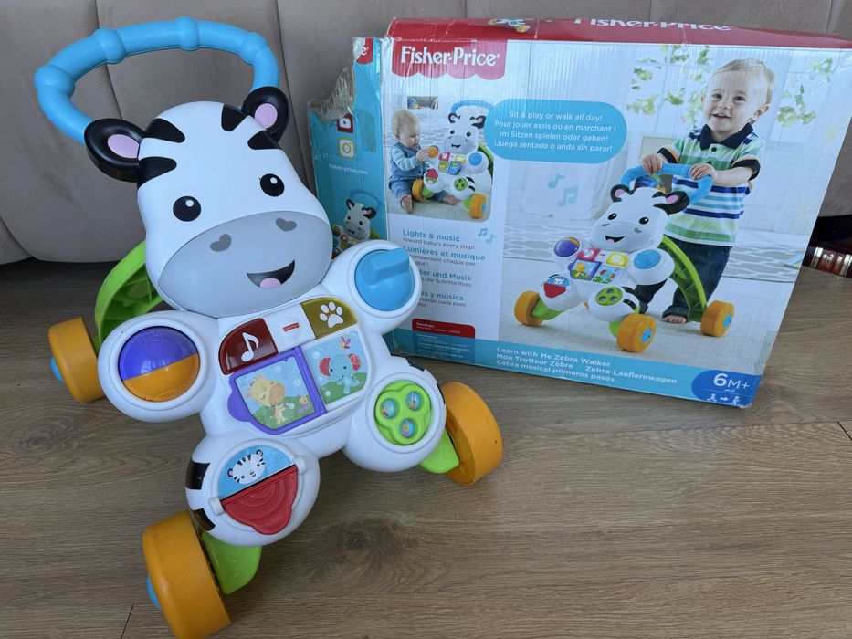 Проходилка Fisher-Price Zebra – светлини и музика