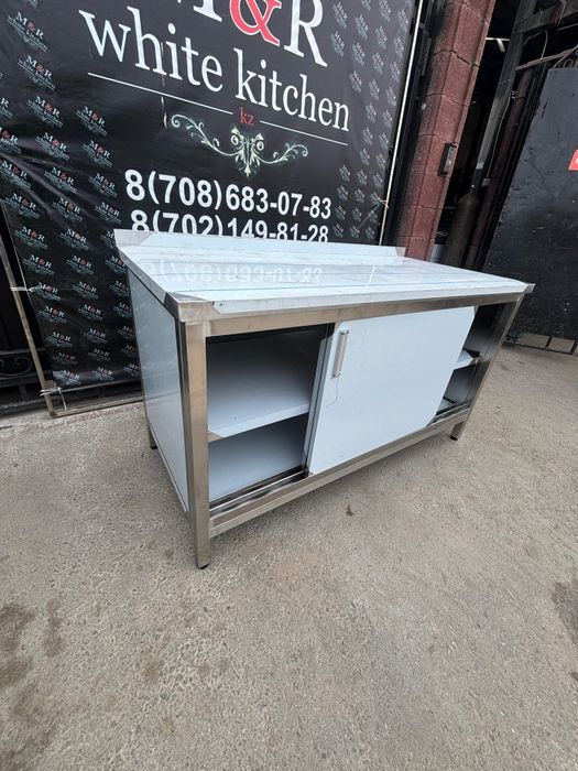 Тумба стол шкаф из нержавеющей стали