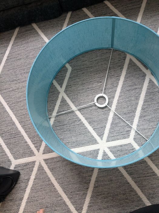 Абажур, тюркоаз, 50 см