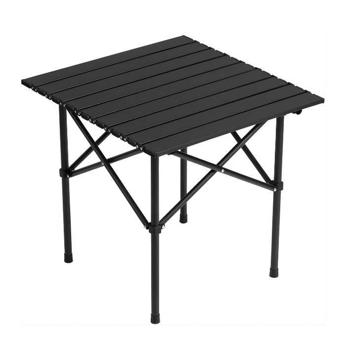 Сгъваема къмпинг маса 55x50 см – алуминиева, компактна и лека за пикник, риболов и къмпинг