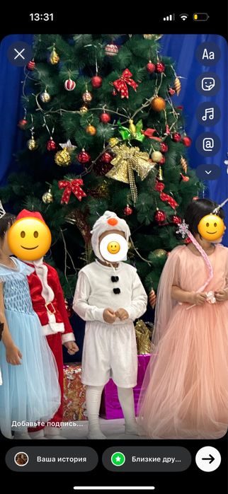 Продам детский костюм снеговика