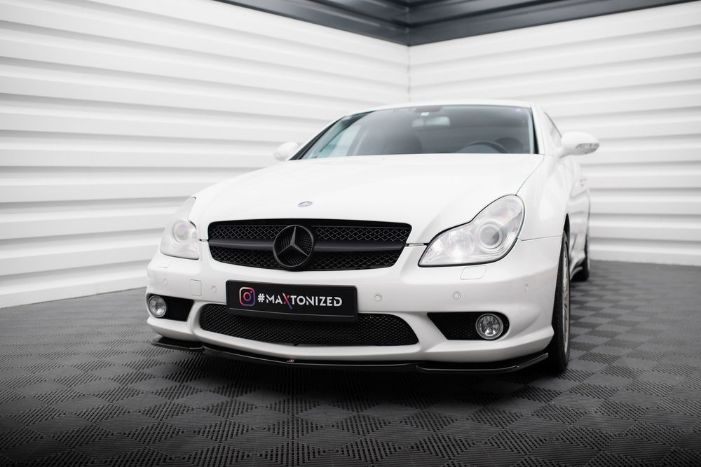 Спойлер за предна AMG броня Maxton design за Mercedes Benz W219 (2004-2006)