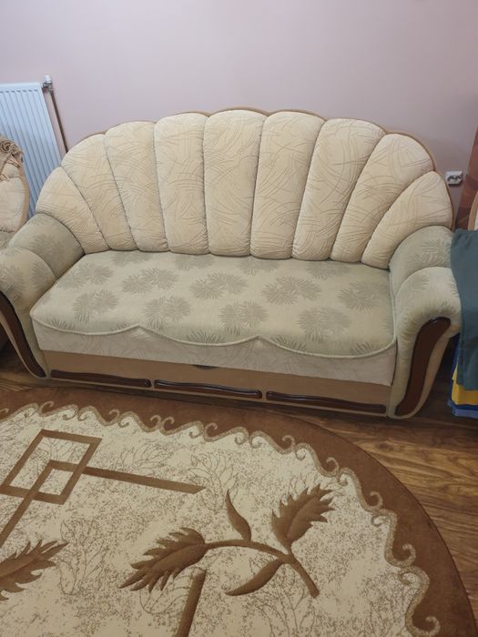 Vand canapea stofa, extensibila neutilizata!!!