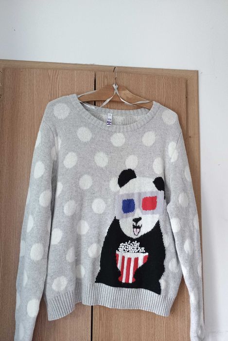 Pulover Debenhams H Henry Holland Panda toamna iarna marimea 46 XXL
