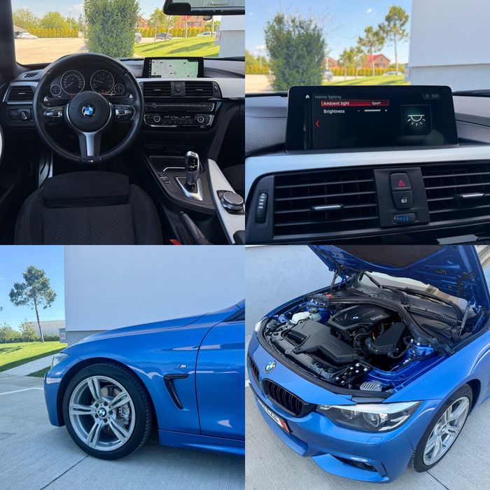 Bmw 420d *B47* *190cp* *2018* *M Pachet* *LCI* *Estoril Blau* *NBT EVO* *ALCANTARA* *INCALZIRE* *170.000 km*
