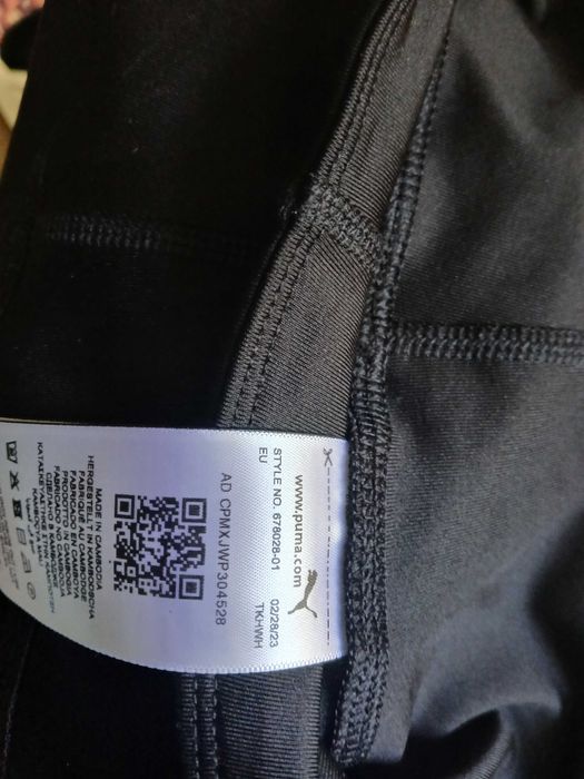 PUMA черен клин, не е носен, размер s