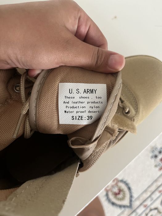 Военные берцы новые бежевые