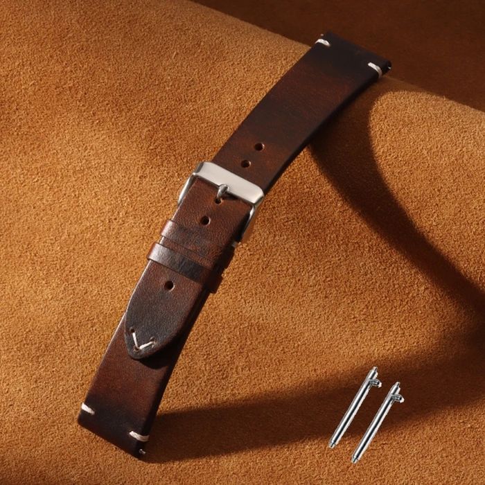 WAX Кожена каишка за Huawei Watch/Samsung/Xiaomi/Garmin/Apple/Amazfit