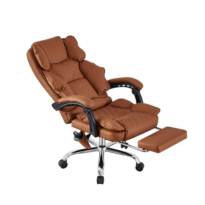 Scaun birou profesional Visoli, functie masaj, cu suport picioare