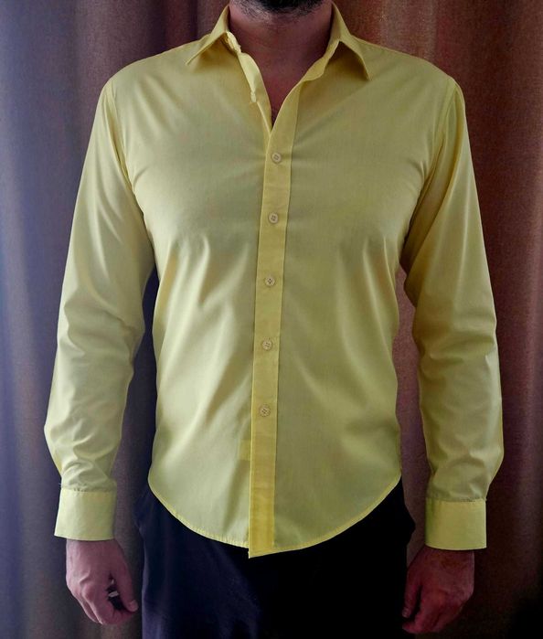 Cămașă bărbați băieți slimfit h&m waikiki cotton zara reserved colins