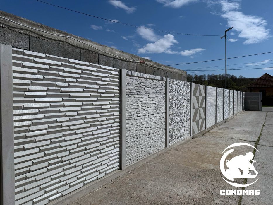 Garduri/Racle/Placi de beton/Montaj gard.