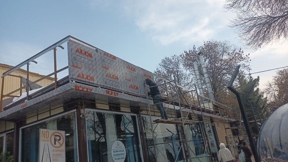 Алюкабонд монтаж и установка