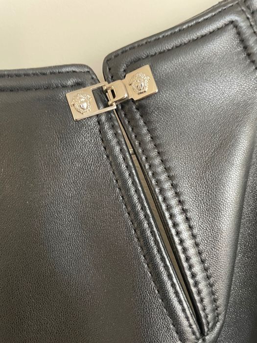 Versace Jeans оригинална  кожена рокля