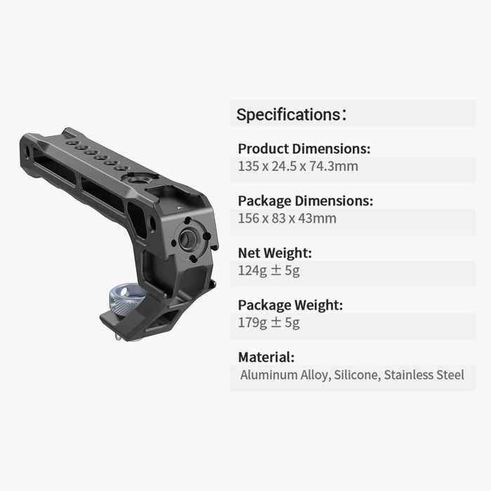 ПРОМО ! SmallRig Горна ръкохватка тип ARRI / фото аксесоар !