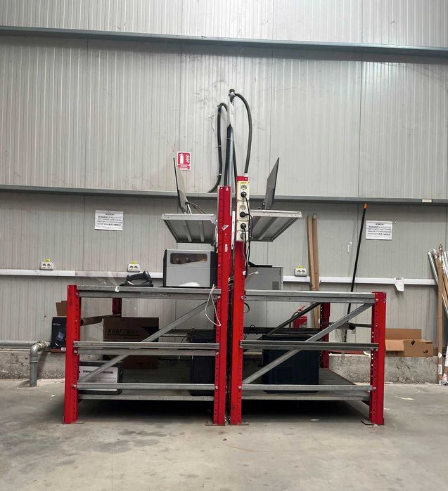 Masa Profesionala de Ambalare Colete / Banc de Lucru Industrial - Constructie 100% Metalica