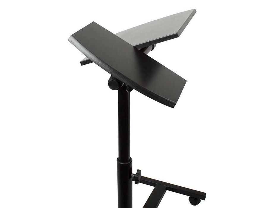 Suport reglabil pentru laptop cu roti si frane birou mobil ajustabil