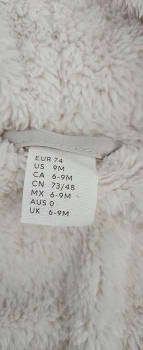 Зимен гащеризон с мъхеста подплата / космонавтче от H&M