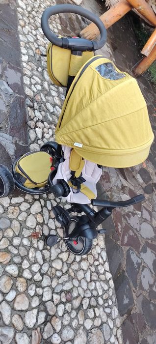 Tricicleta copii, pliabila multifunctionala COCCOLLE Alto Mustar