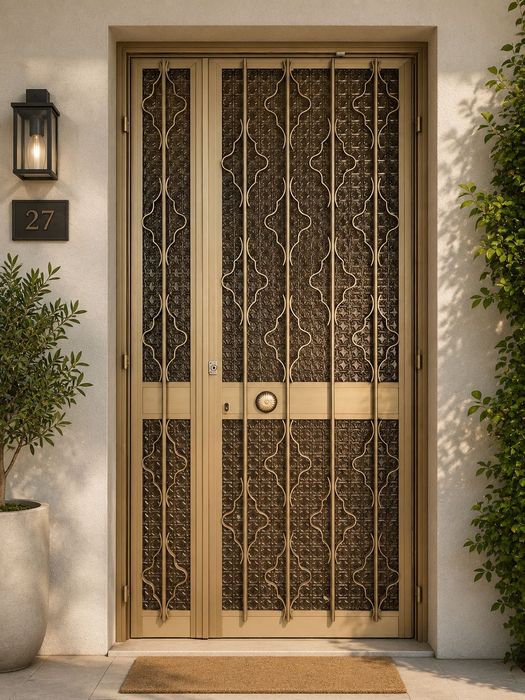 Usa de exterior  din aluminiu si sticla