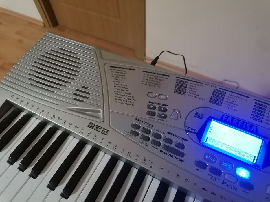 Farfisa TK-82 Clape dinamice Pian digital  orga electronică keyboard