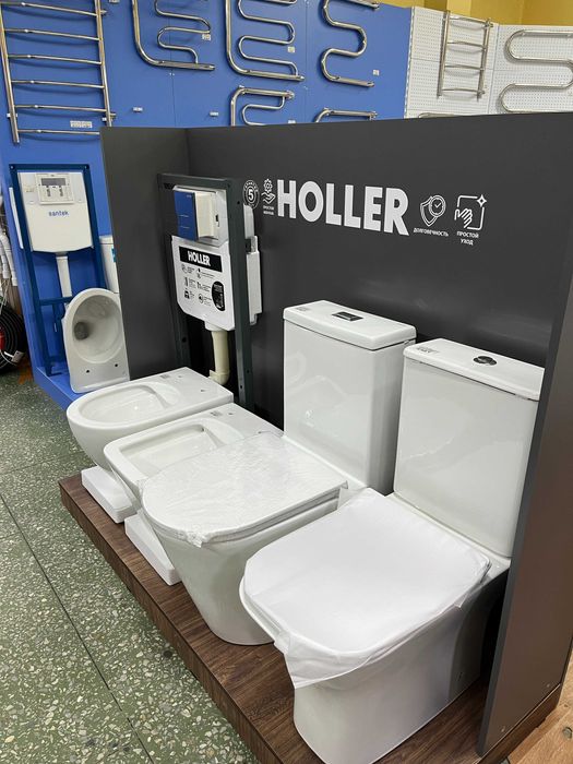 Монолитные унитазы, инсталляции