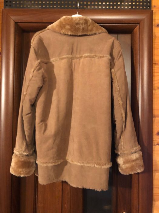 Cojoc masculin superb, nou, piele si blana naturale, marimea M