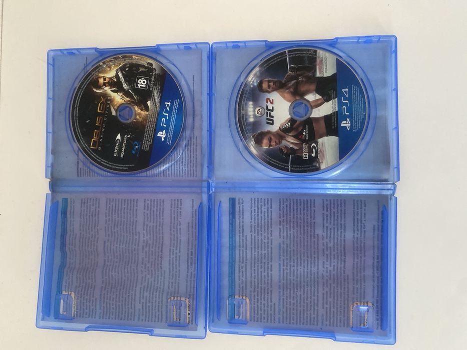 Dues Ex и Ufc2 для Ps4