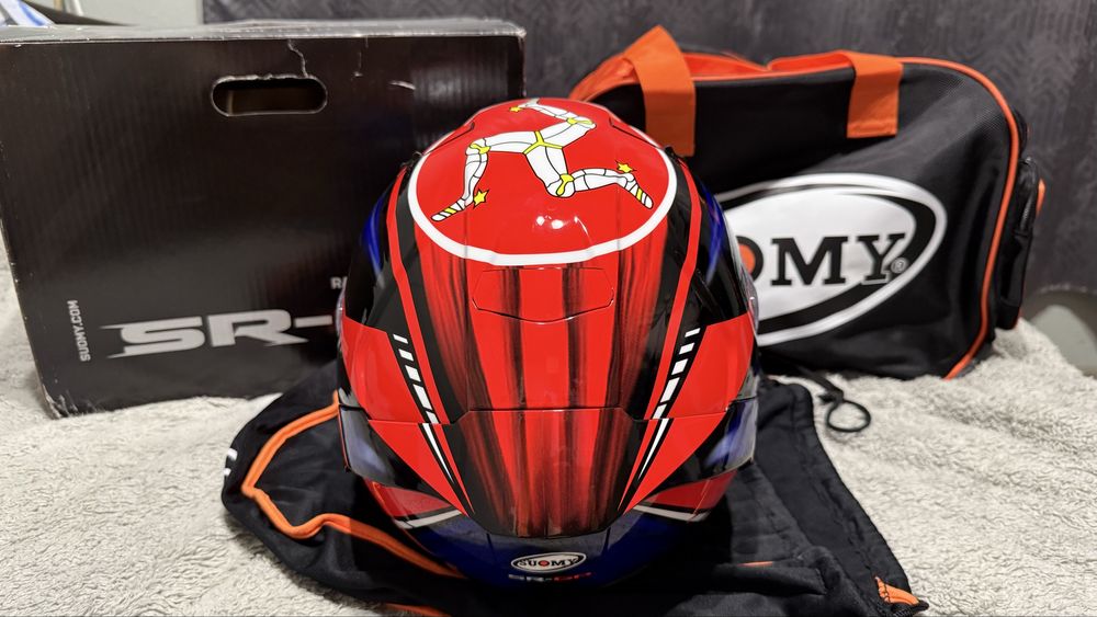 Suomy SR-GP Isle of Man – КАТО НОВА – Double D – Pinlock – Размер S