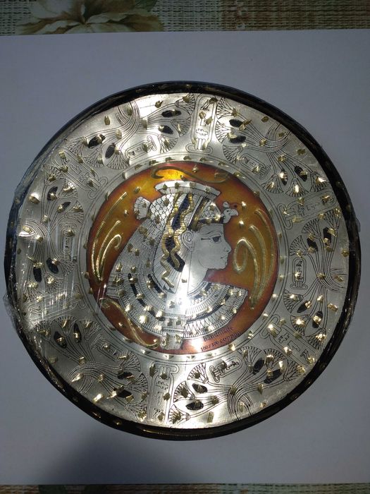 Semne de carte din papirus și farfurie din Egipt