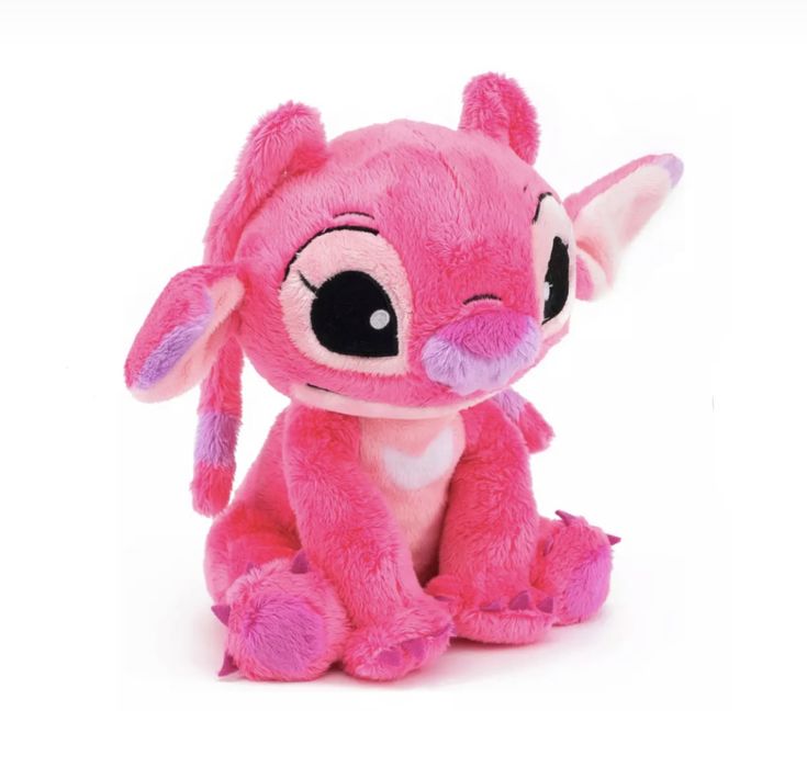 Голяма Плюшена играчка Ейнджъл, Лило и Стич плюшени играчки/Розов Стич