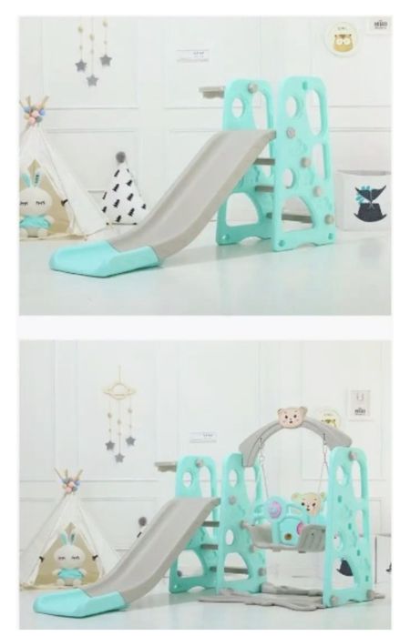 Детская горка-качеля