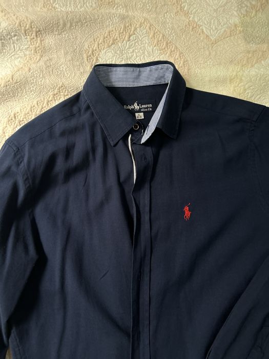Синяя рубашка Ralph Lauren