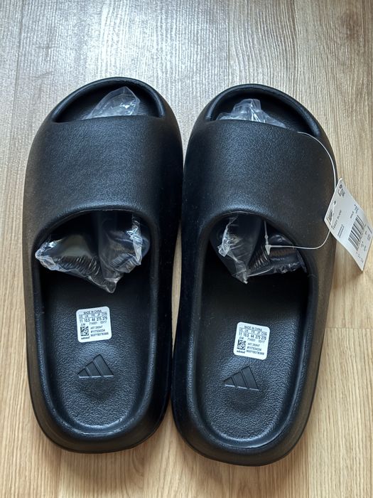 Adidas Yeezy slides.