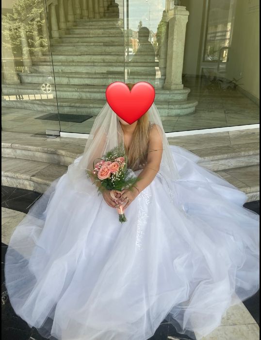 Сватбена рокля /корсет/