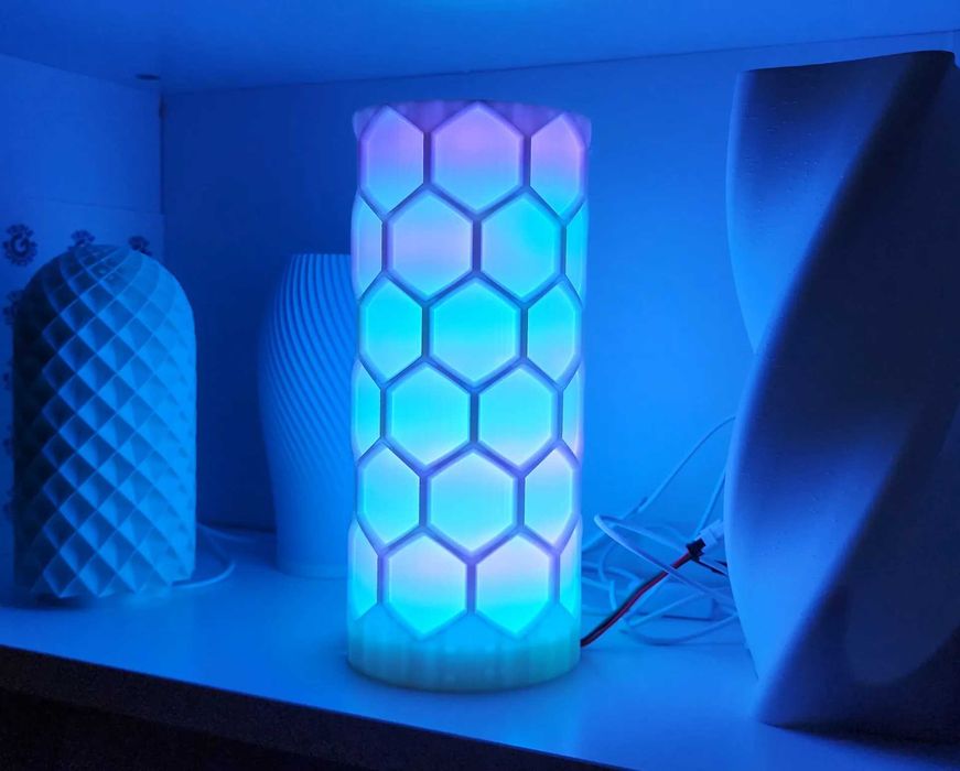 Lampa birou decorativa RGB alimentare USB sau la priza