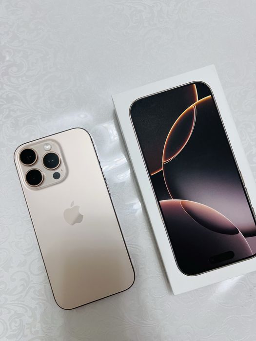 Айфон 16 Про цвет Экрю