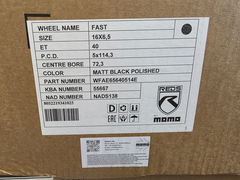 16цола 5х114.3 Toyota Dacia Kia Renault Honda Mazda Hyundai 5x114.3