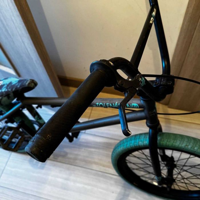 Bicicletă BMX 20" Stolen CASINO 2 phosphate raw/caribbean green