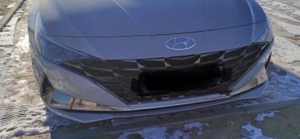 Передний бампер на Hyundai Elantra CN7