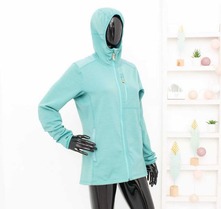 Fjallraven Keb Fleece Hoodie дамско яке с качулка вълна L