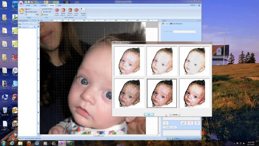 Broderii masina de brodat BROTHER - 400.000 broderii + PE-DESIGN NEXT