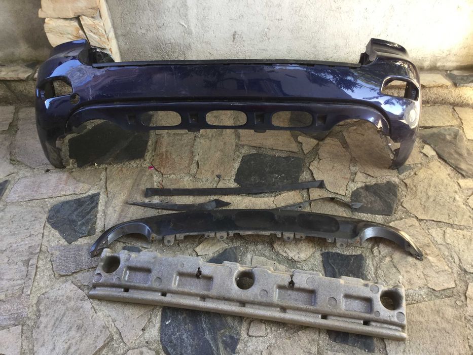 Оригинална задна синя броня за HYUNDAI SANTA FE 2 ( 2006 - 2009 г. )