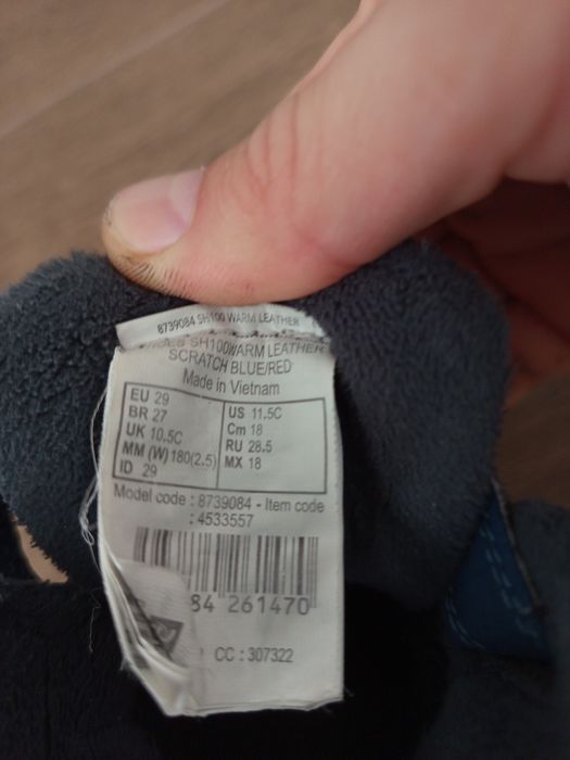 Ghete iarna copii Quechua 29 bocanci pantofi decathlon impermeabile